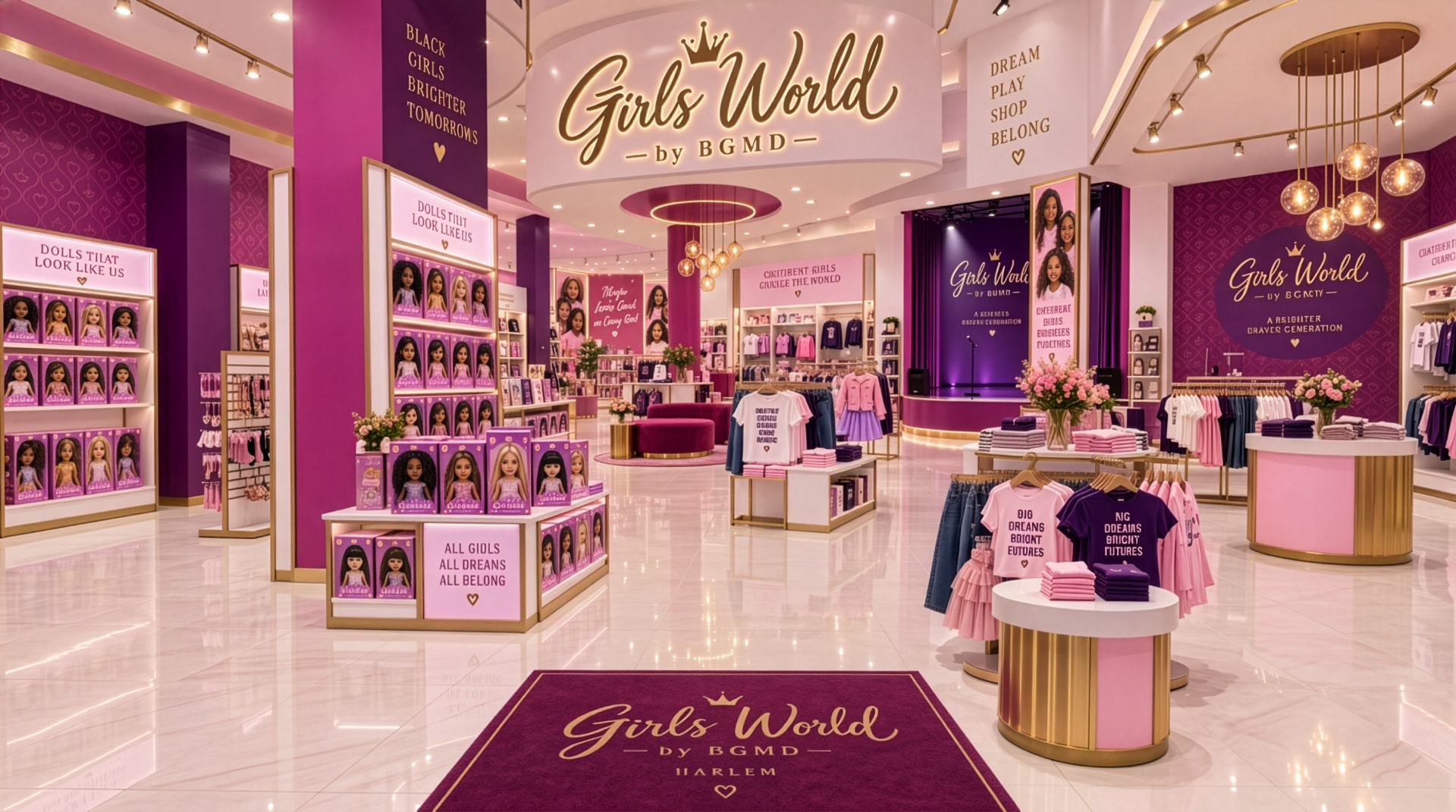 Boutique and store entrance concept image