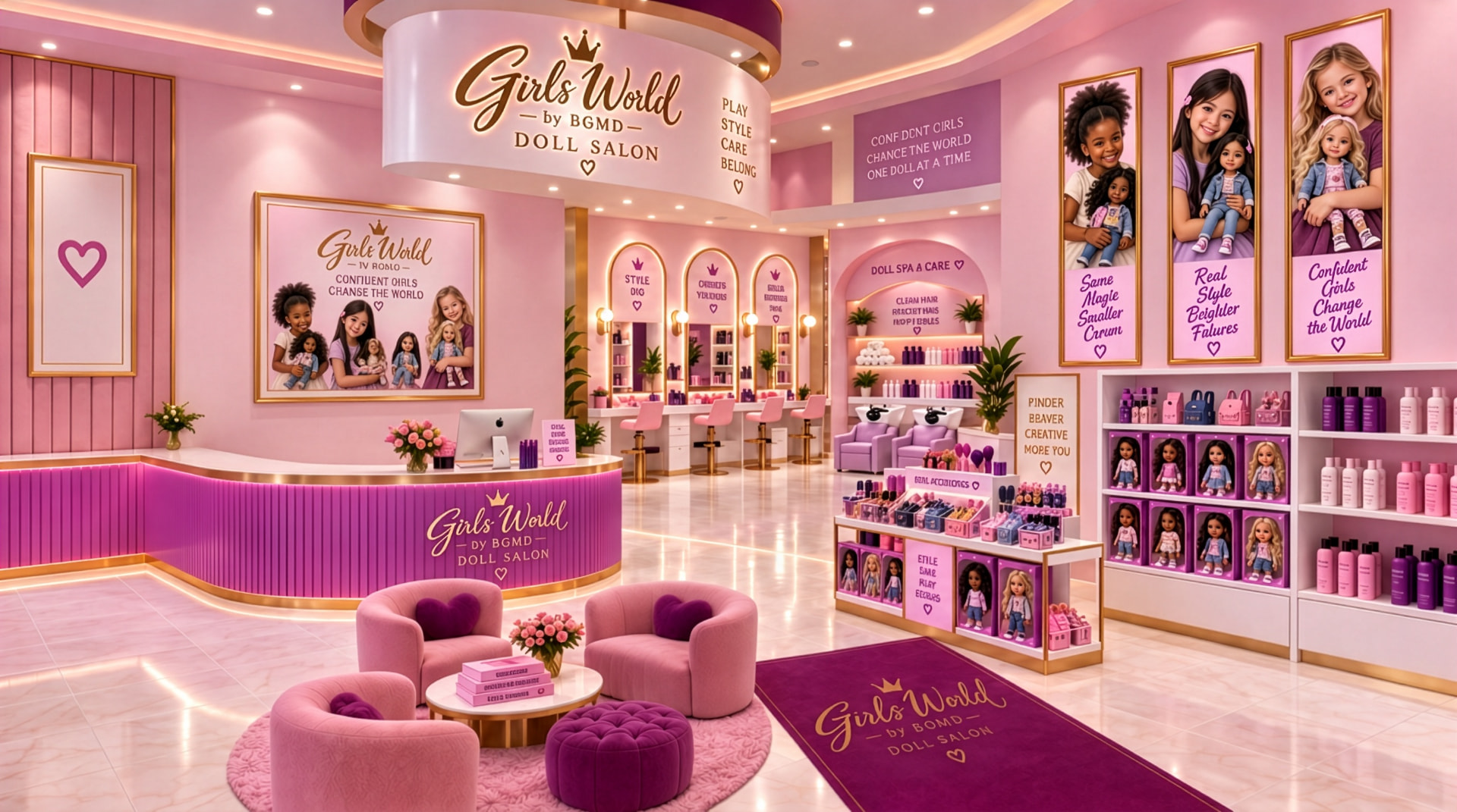 Doll Salon concept image