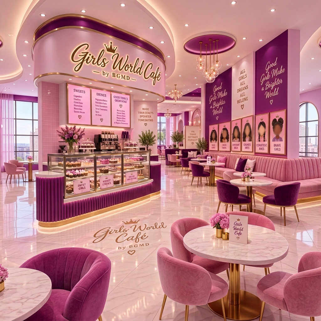 Concept view of the Girls World Café