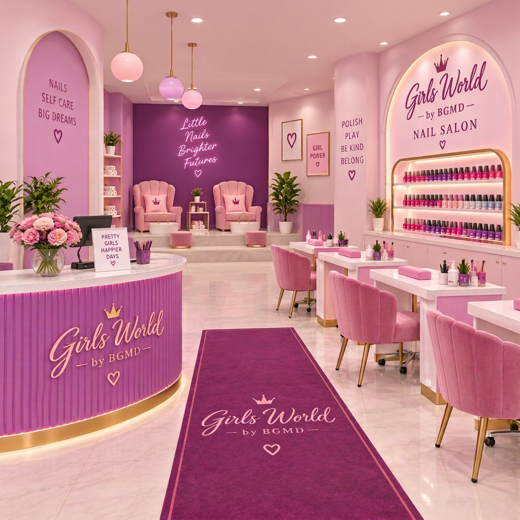 Concept view of the Nail Salon
